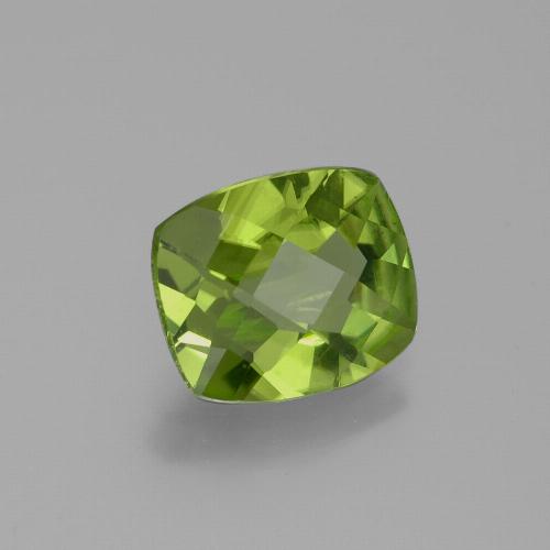 Peridoto naturale verde da 2,48 ct, taglio a cuscino, VS