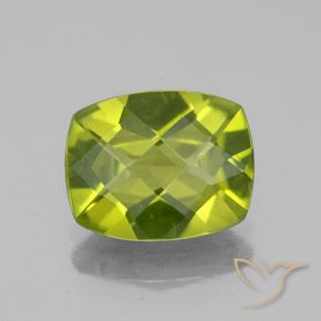 2.54ct Naturale Verde acceso Peridoto, Cuscino, VS