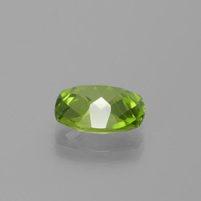 Peridoto naturale verde da 2,49 ct, taglio a cuscino, VS-SI