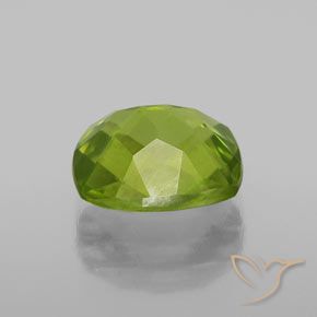 Peridoto Verde acceso naturale da 2.50 ct, Cuscino, VS-SI