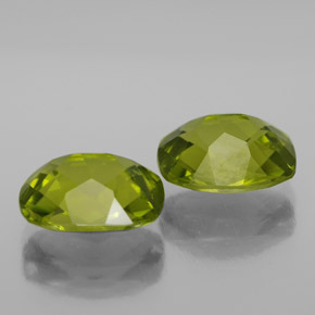 Peridoto naturale verde da  ct, taglio a cuscino, VS