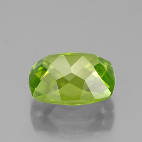 Peridoto naturale verde da 2,99 ct, taglio a cuscino, VS-SI