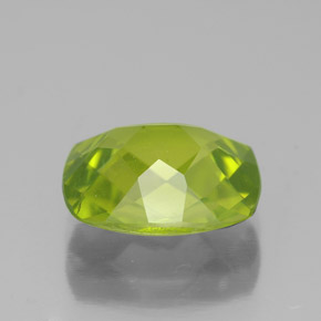 Peridoto naturale verde da 2,72 ct, taglio a cuscino, VS