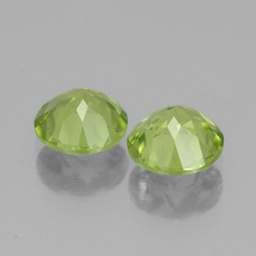 Peridoto naturale verde da  ct, taglio rotondo, VS-SI