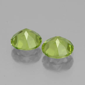 Peridoto naturale verde da  ct, taglio rotondo, VS