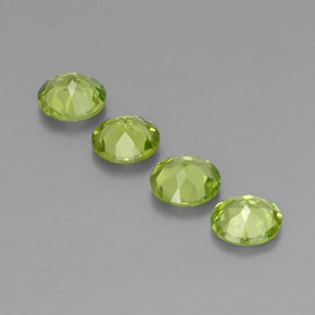 Peridoto naturale verde da  ct, taglio rotondo, VS