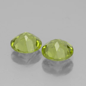 Peridoto naturale verde da  ct, taglio rotondo, VS