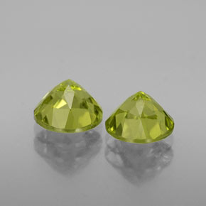 Peridoto naturale verde da  ct, taglio rotondo, VS-SI