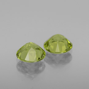 Peridoto naturale verde da  ct, taglio rotondo, VS