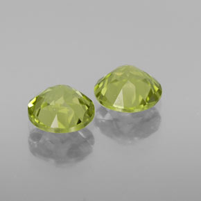 Peridoto naturale verde da  ct, taglio rotondo, VS-SI