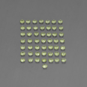 Peridoto naturale verde da  ct, taglio rotondo, VVS-VS