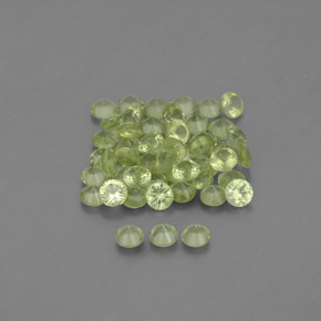 Peridoto naturale verde da  ct, taglio rotondo, VVS-VS