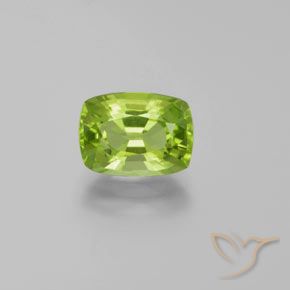 2.49ct Naturale Verde medio Peridoto, Cuscino, VS