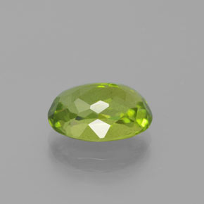 Peridoto naturale verde da 5,47 ct, taglio ovale, VS