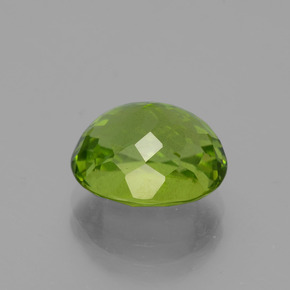 Peridoto naturale verde da 5,79 ct, taglio ovale, VS