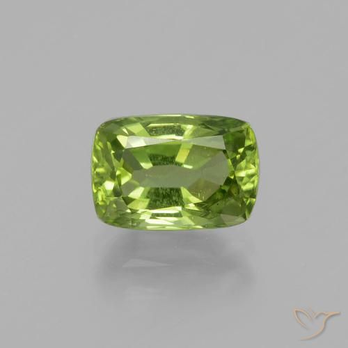 1.98ct Naturale Verde medio Peridoto, Cuscino, VS