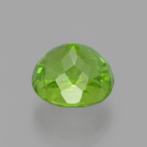 Peridoto naturale verde da 5,37 ct, taglio ovale, VS-SI