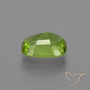 Peridoto Verde acceso naturale da 2.11 ct, Cuscino, VS