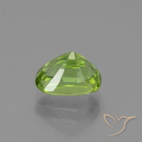 Peridoto Verde giallastro naturale da 2.00 ct, Cuscino, VS