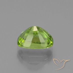 Peridoto Verde medio naturale da 2.40 ct, Cuscino, VS