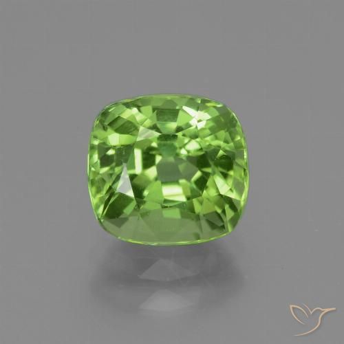 2.10ct Naturale Verde medio Peridoto, Cuscino, VS