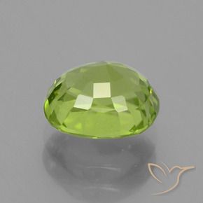Peridoto Verde giallastro naturale da 2.30 ct, Cuscino, VS