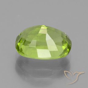 Peridoto Verde medio naturale da 2.56 ct, Cuscino, VS