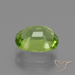 Peridoto Verde acceso naturale da 2.06 ct, Cuscino, VS