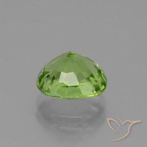 Peridoto Verde giallastro naturale da 2.14 ct, Cuscino, VVS-VS