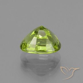 Peridoto Verde medio naturale da 2.45 ct, Cuscino, VS