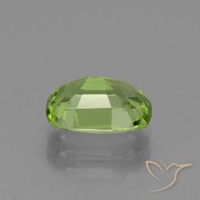 Peridoto Verde medio naturale da 1.96 ct, Cuscino, VS