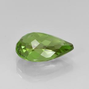 Peridoto naturale verde da 3,40 ct, taglio a pera, VS