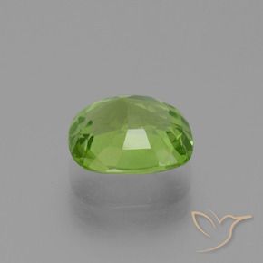 Peridoto Verde acceso naturale da 2.48 ct, Cuscino, VS