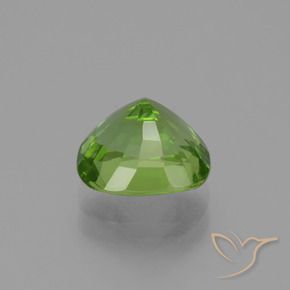 Peridoto Verde medio naturale da 2.41 ct, Cuscino, VVS-VS