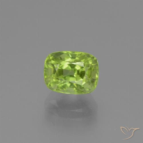 2.55ct Naturale Verde medio Peridoto, Cuscino, VS