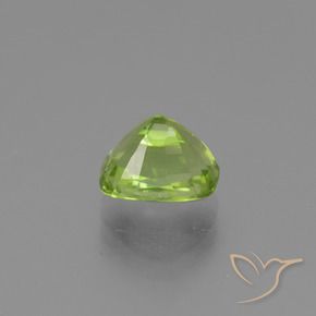 Peridoto Verde medio naturale da 2.55 ct, Cuscino, VS