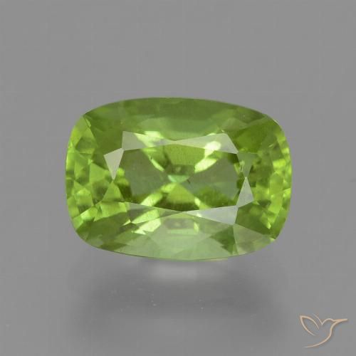 2.51ct Naturale Verde medio Peridoto, Cuscino, VS