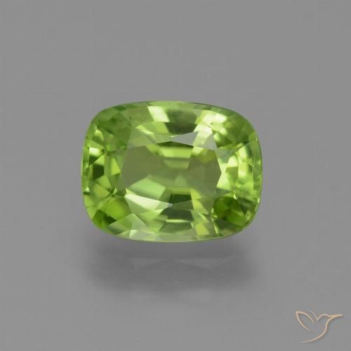 2.48ct Naturale Verde medio Peridoto, Cuscino, VS