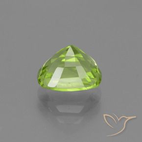 Peridoto Verde medio-chiaro naturale da 2.05 ct, Cuscino, VVS-VS
