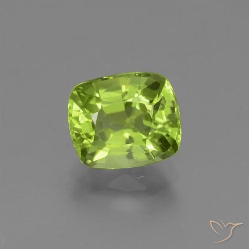 1.90ct Naturale Verde medio Peridoto, Cuscino, VVS-VS