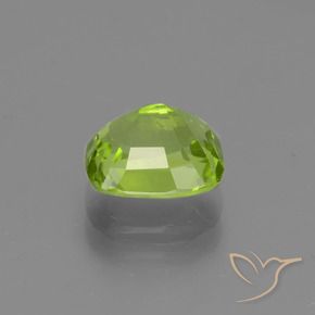 Peridoto Verde medio naturale da 1.90 ct, Cuscino, VVS-VS