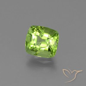 Peridoto Verde medio naturale da 2.00 ct, Cuscino, VVS-VS