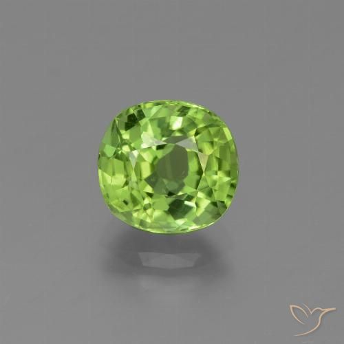 2.26ct Naturale Verde medio Peridoto, Cuscino, VS