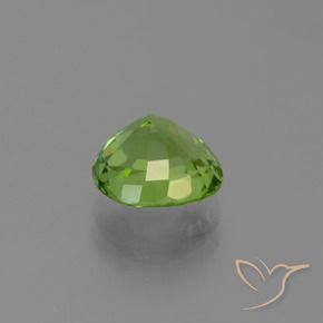 Peridoto Verde medio naturale da 2.26 ct, Cuscino, VS