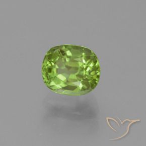 Peridoto Verde acceso naturale da 2.24 ct, Cuscino, VS-SI