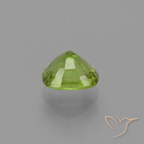 Peridoto Verde giallastro naturale da 2.25 ct, Cuscino, VS