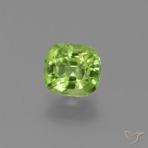 2.01ct Naturale Verde acceso Peridoto, Cuscino, VS