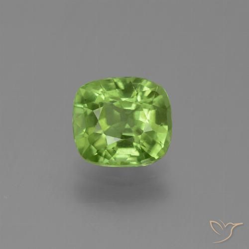 2.03ct Naturale Verde medio Peridoto, Cuscino, VS-SI