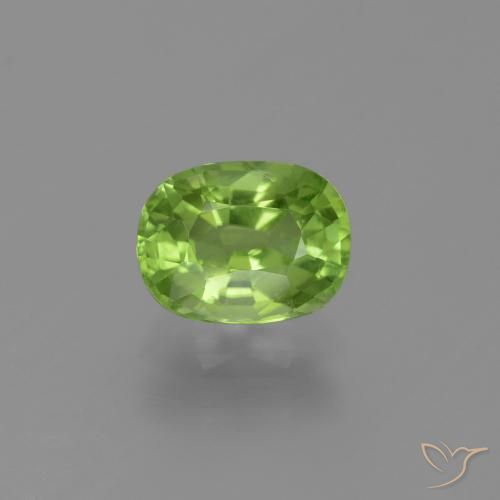 1.98ct Naturale Verde medio Peridoto, Cuscino, VVS-VS