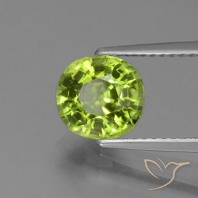 Peridoto Verde chiaro e vivace naturale da 2.00 ct, Ovale, VS-SI